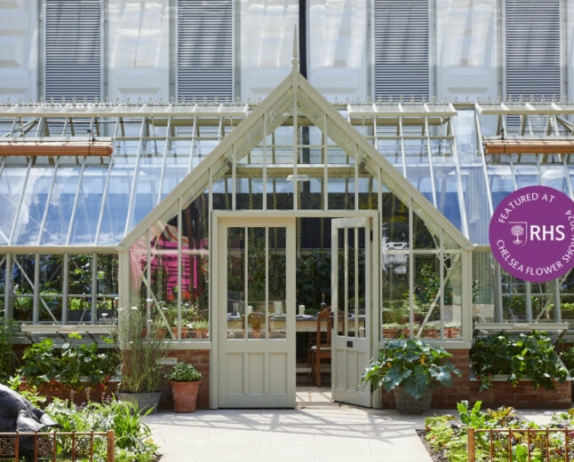 greenhouse at chelsea flower show 2024